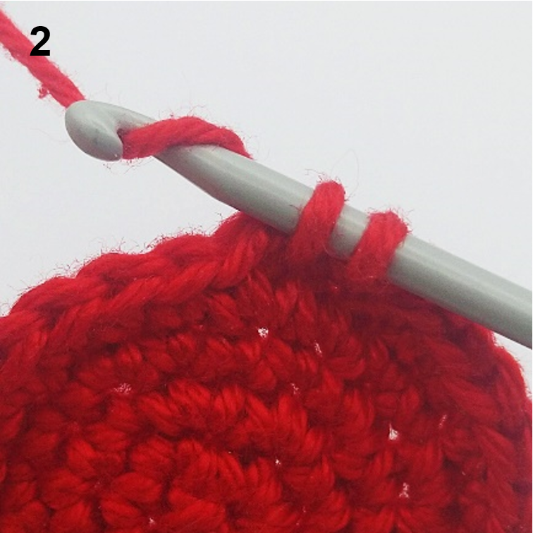 Blog-Inhaltsbild für 'Häkeltechniken und Tipps für Amigurumi  – Feste Maschen als V-Maschen und X-Maschen'